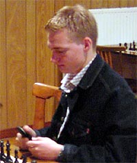 Julian Rubel nach seinem Sieg �ber Rainer Bieber